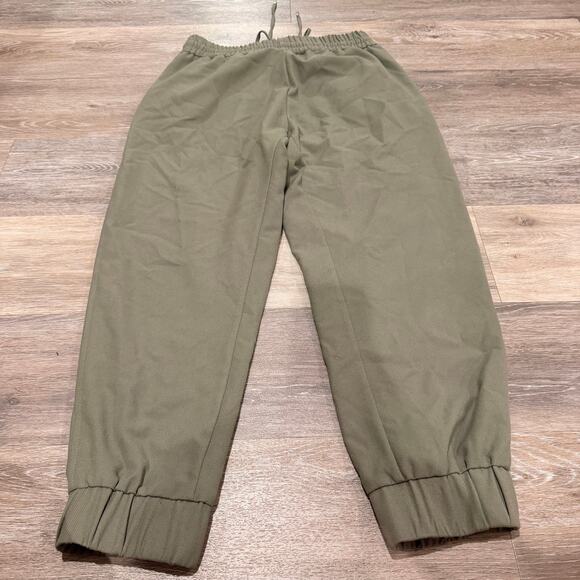 Zara Army Green Joggers Size Medium - Picture 6 of 7